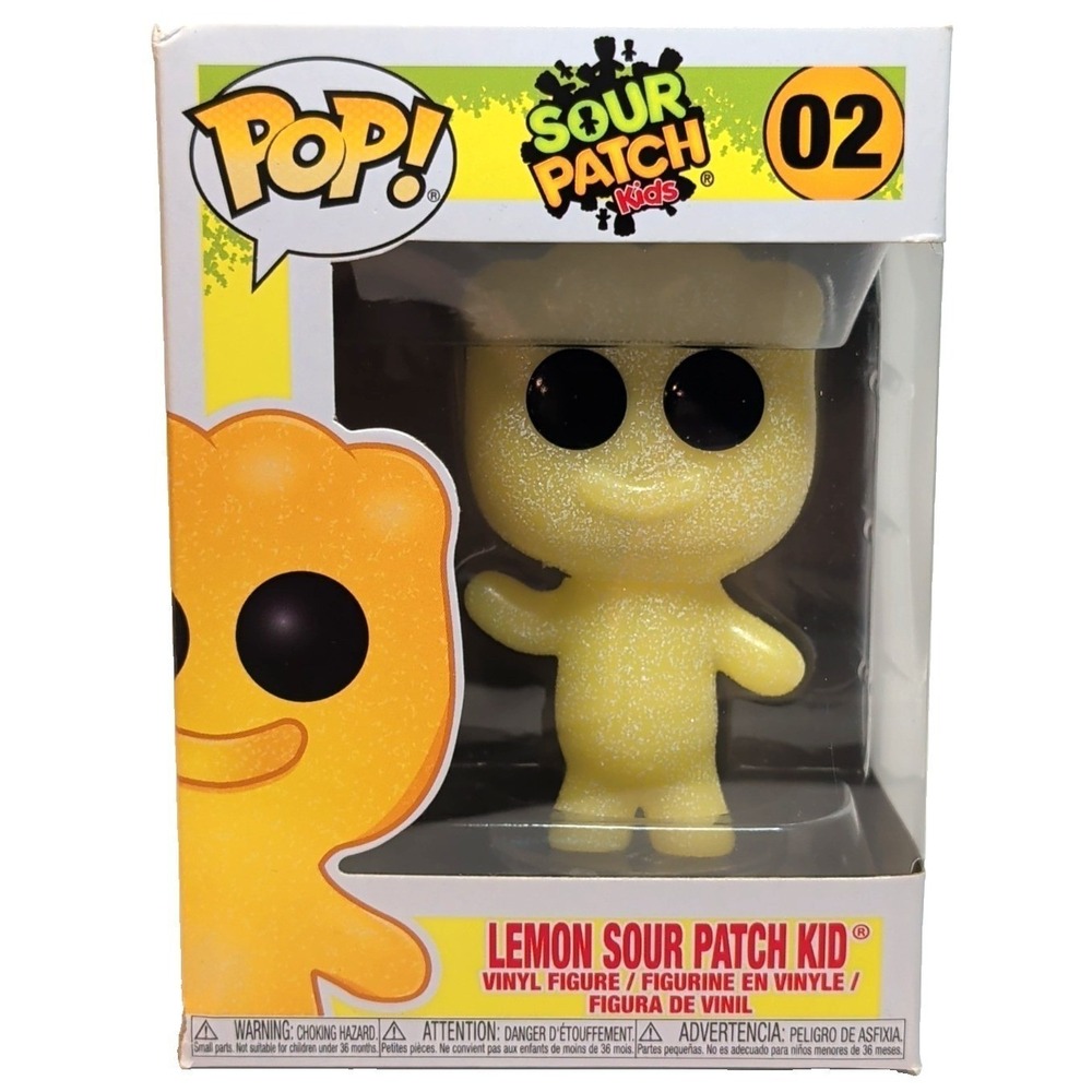 Funko Pop! Sour Patch Kids Lemon #02 Vinyl Figure – 2018 – Box Wear – Vaulted